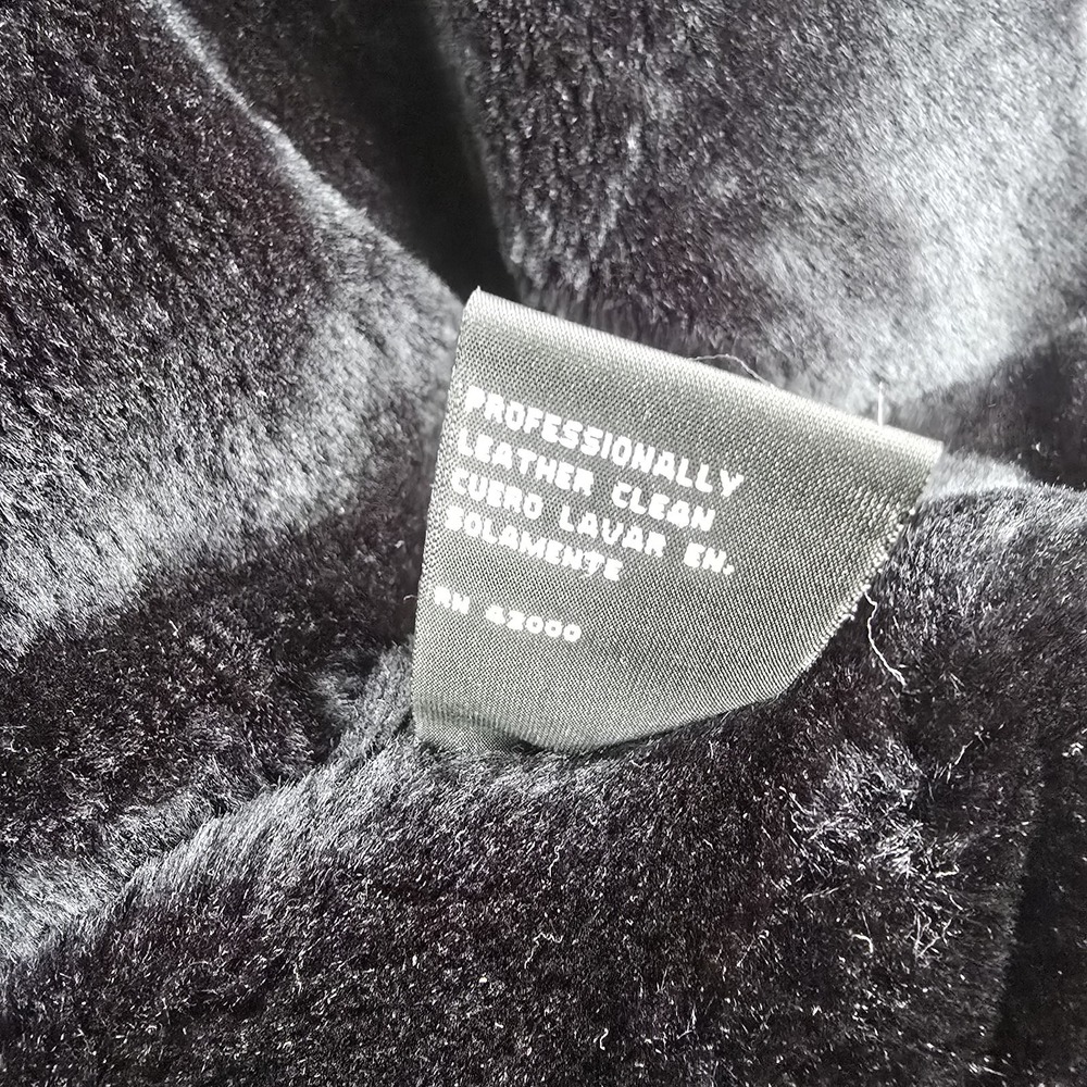 Basic Editions Women's Medium Button Front Brown … - image 9